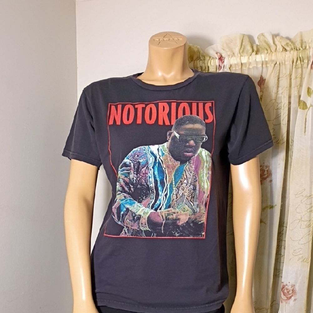 Brooklyn Notorious Graphic Tee -‎ Charcoal Size S